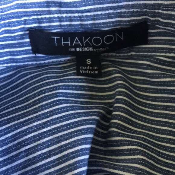Thakoon Button Down with Floral Pocket Small - Picture 4 of 7